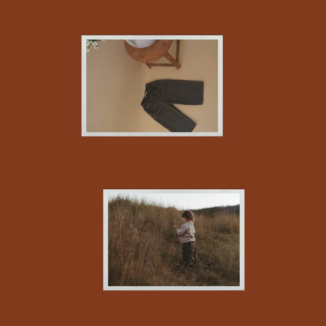 The Olive-Grey Linen Pant