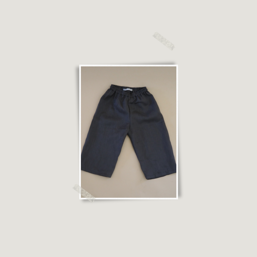The Olive-Grey Linen Pant