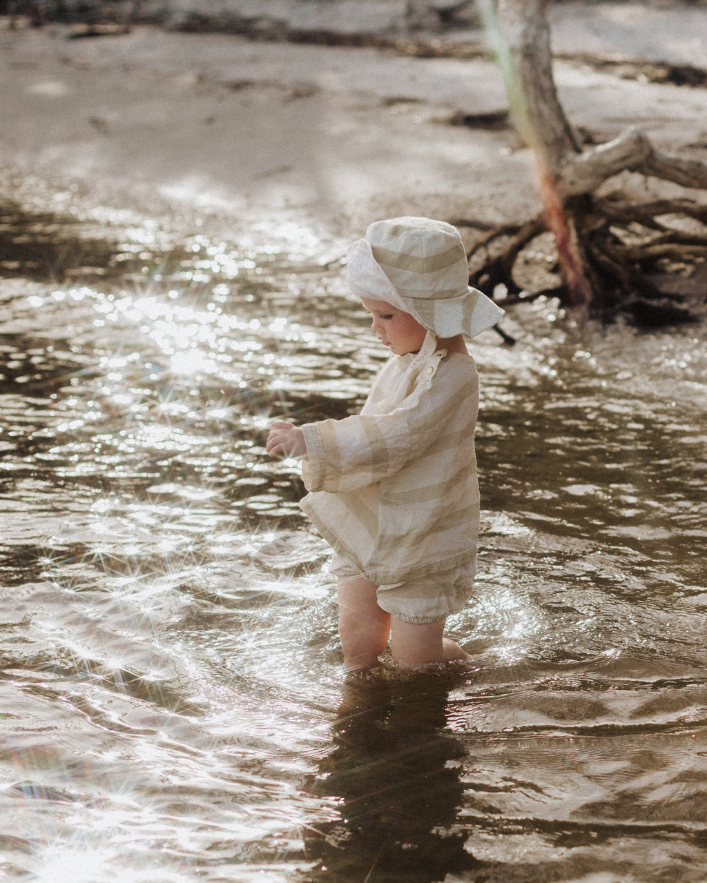 The Kova Stripe Bucket Hat